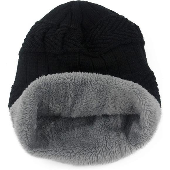 Muryobao Womens Thick Warm Winter Beanie Hat Slouchy Skully Knit Hats